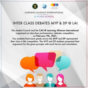 Inter-class Parliamentary Debates